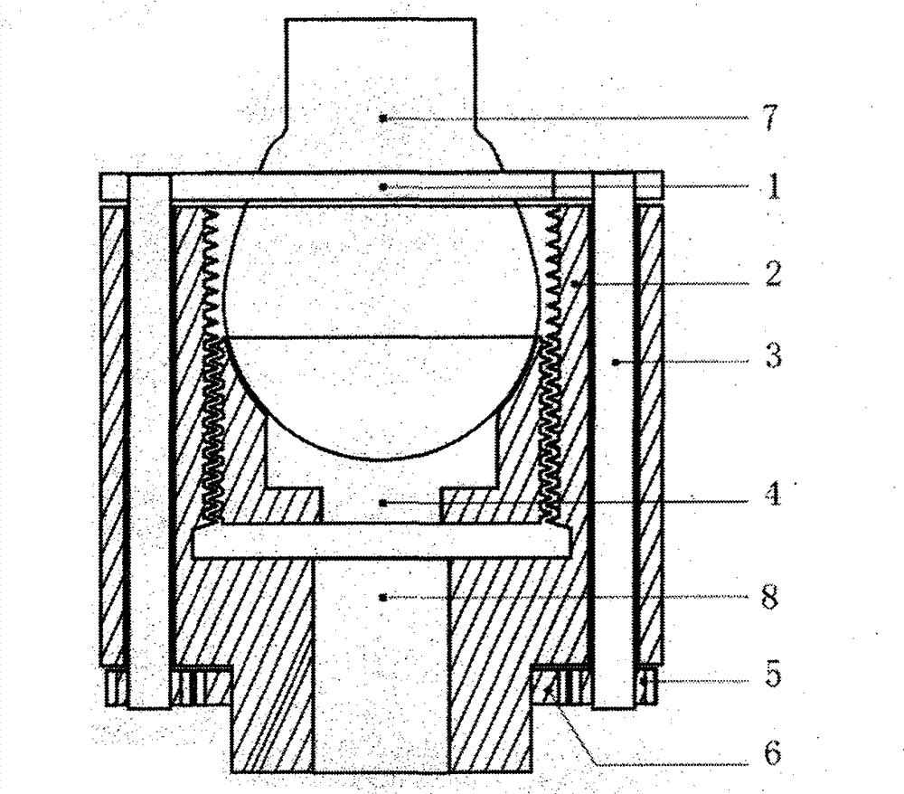 Glass bulb cutting fixture