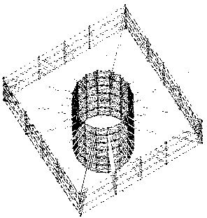 Multilayer cantilever rigid cylindrical structure system