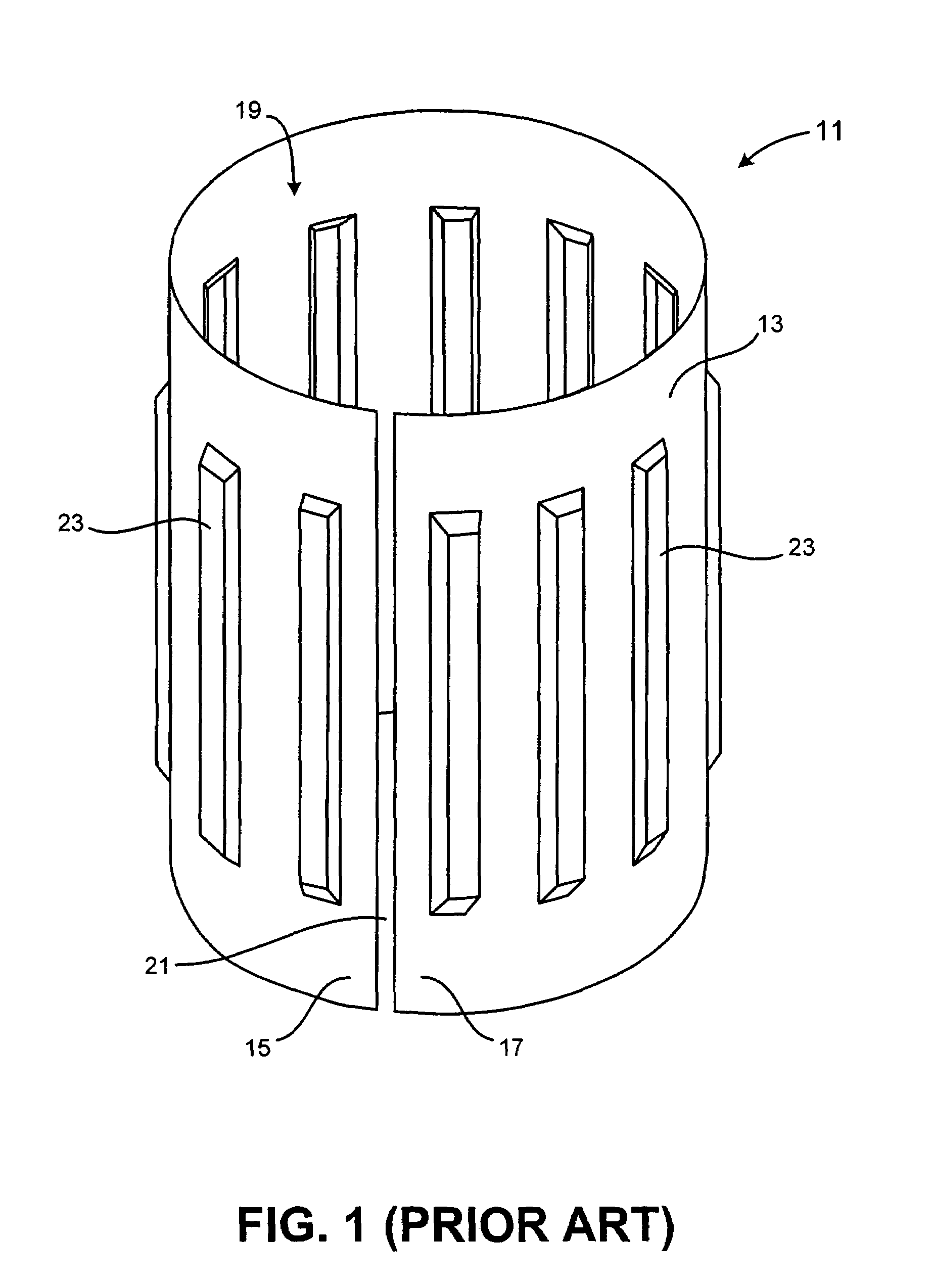 Tolerance ring for data storage with cut-out feature for mass control