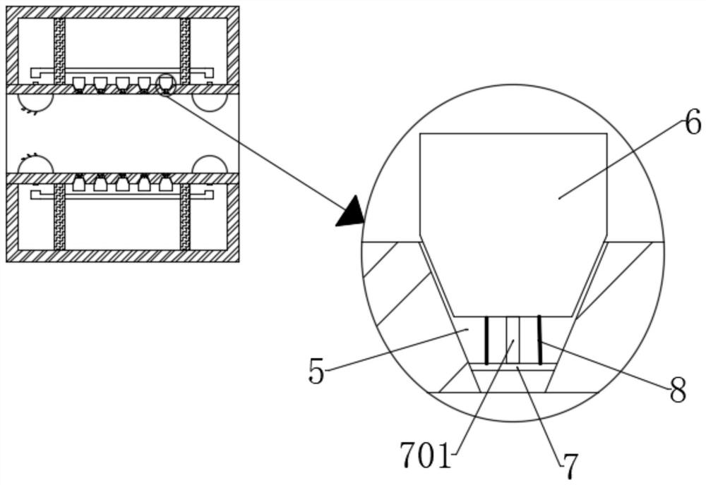 Anti-wear injection device for resin molding