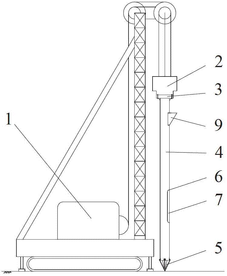 Method for constructing gravel pile of hoop of immersed tube for reinforcing soft foundation