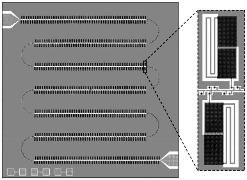 Josephson traveling wave amplifier and preparation method thereof