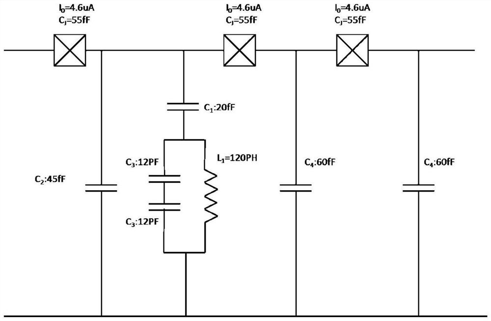 Josephson traveling wave amplifier and preparation method thereof