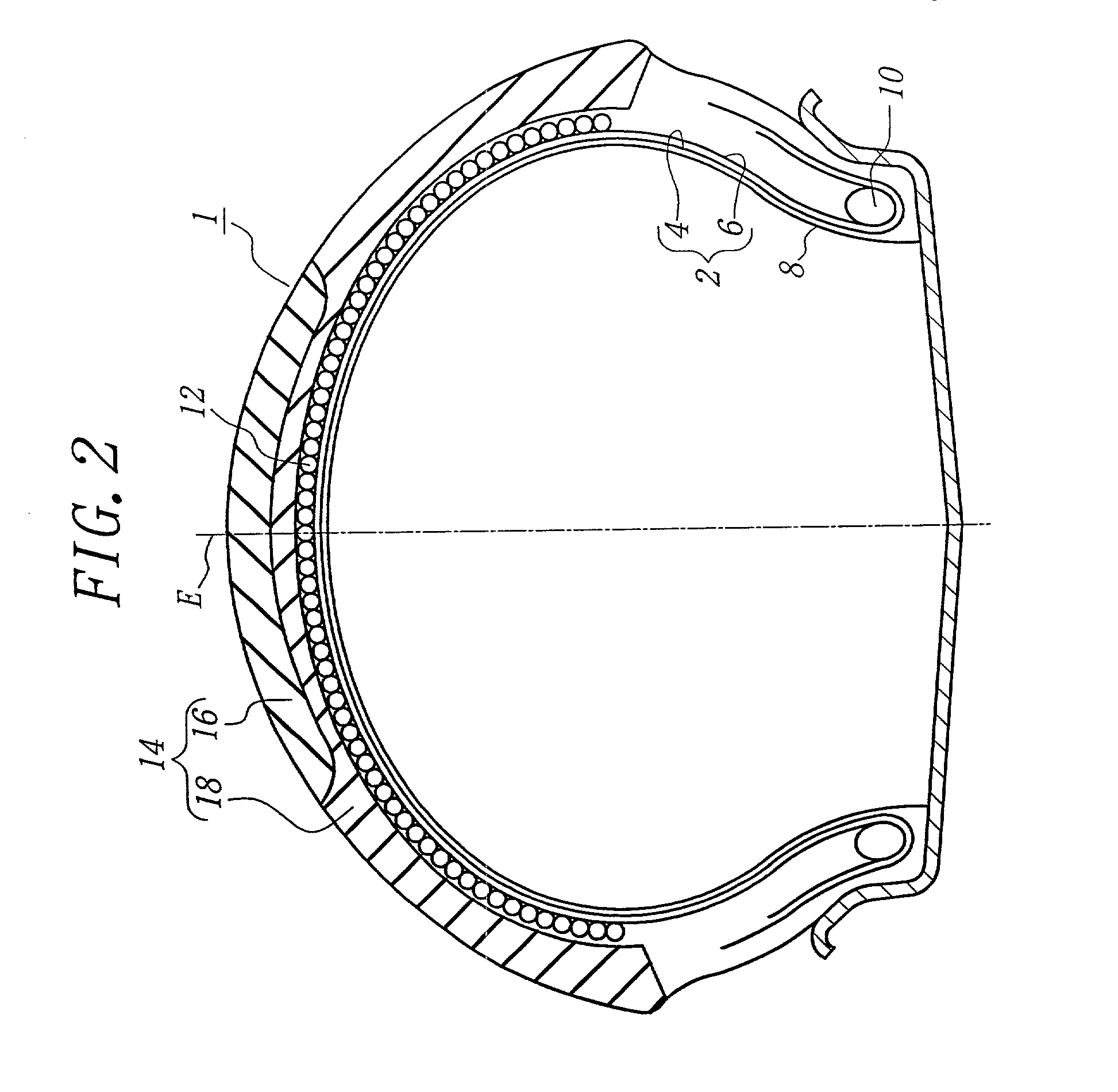 Pneumatic tire for front wheel of motorcycle