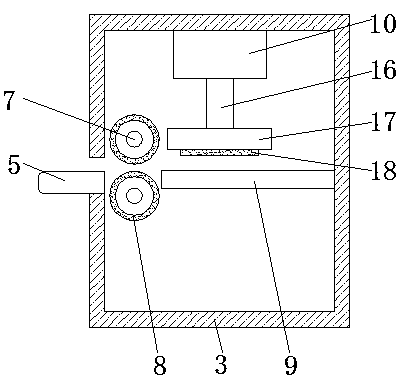 Novel embossing machine for leather