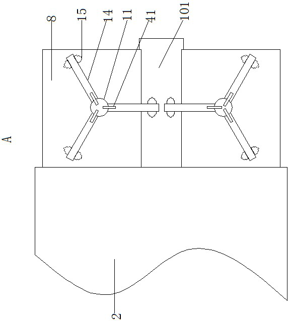 Adjustable tunneling device for coal mining