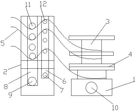 Copper alloy wire tensioning and take-up equipment