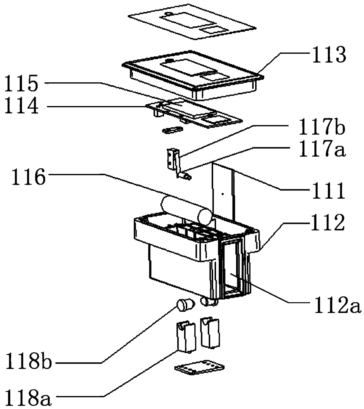 Induction device, parking system and vehicle returning method of vehicle