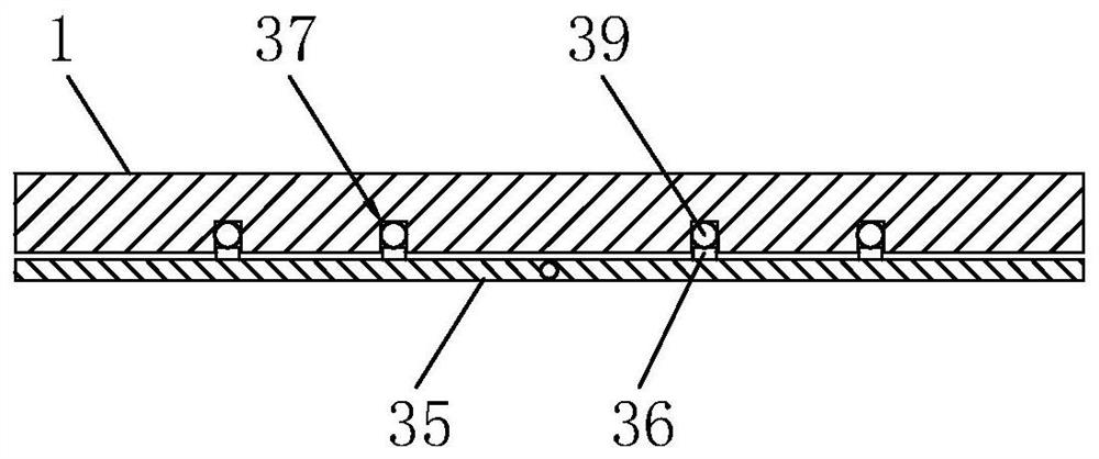 Detection water tank of water tightness detection device