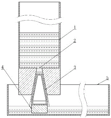 Liquid level control device used in high temperature condition