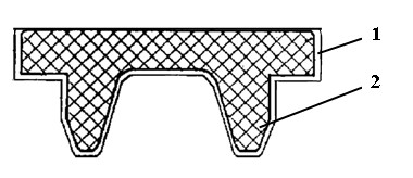 Fluorocarbon film rubber plug and preparation method thereof