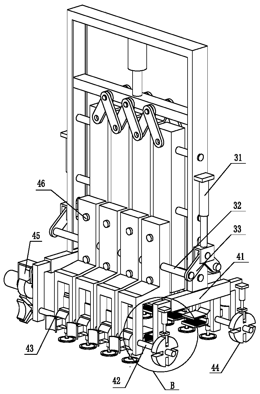 Warehouse logistics goods automatic clamping carrier