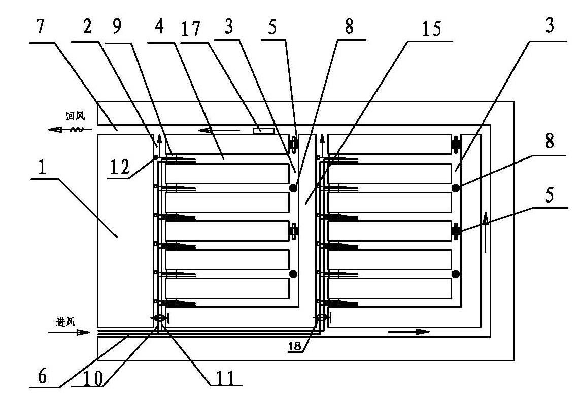 Underground coal gasification system and producing process