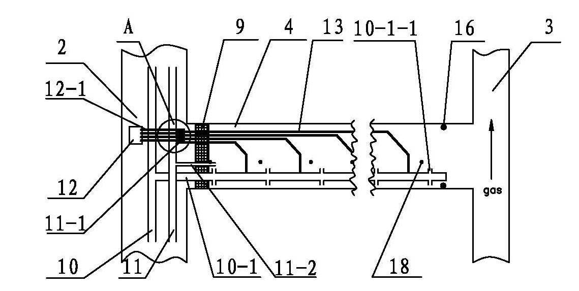 Underground coal gasification system and producing process