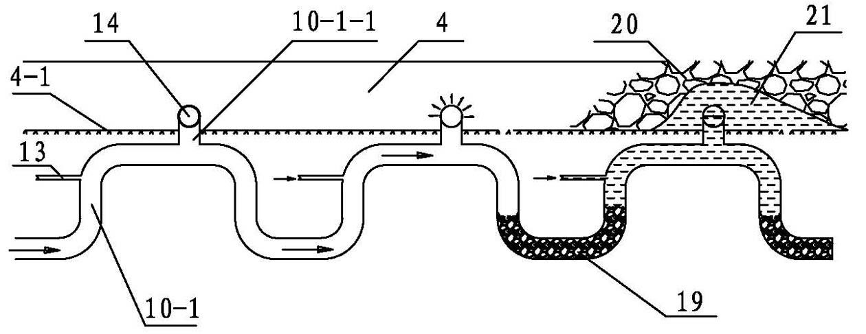 Underground coal gasification system and producing process