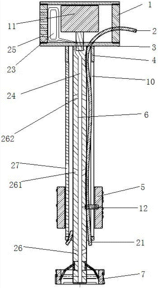 Cylinder container cleaning device