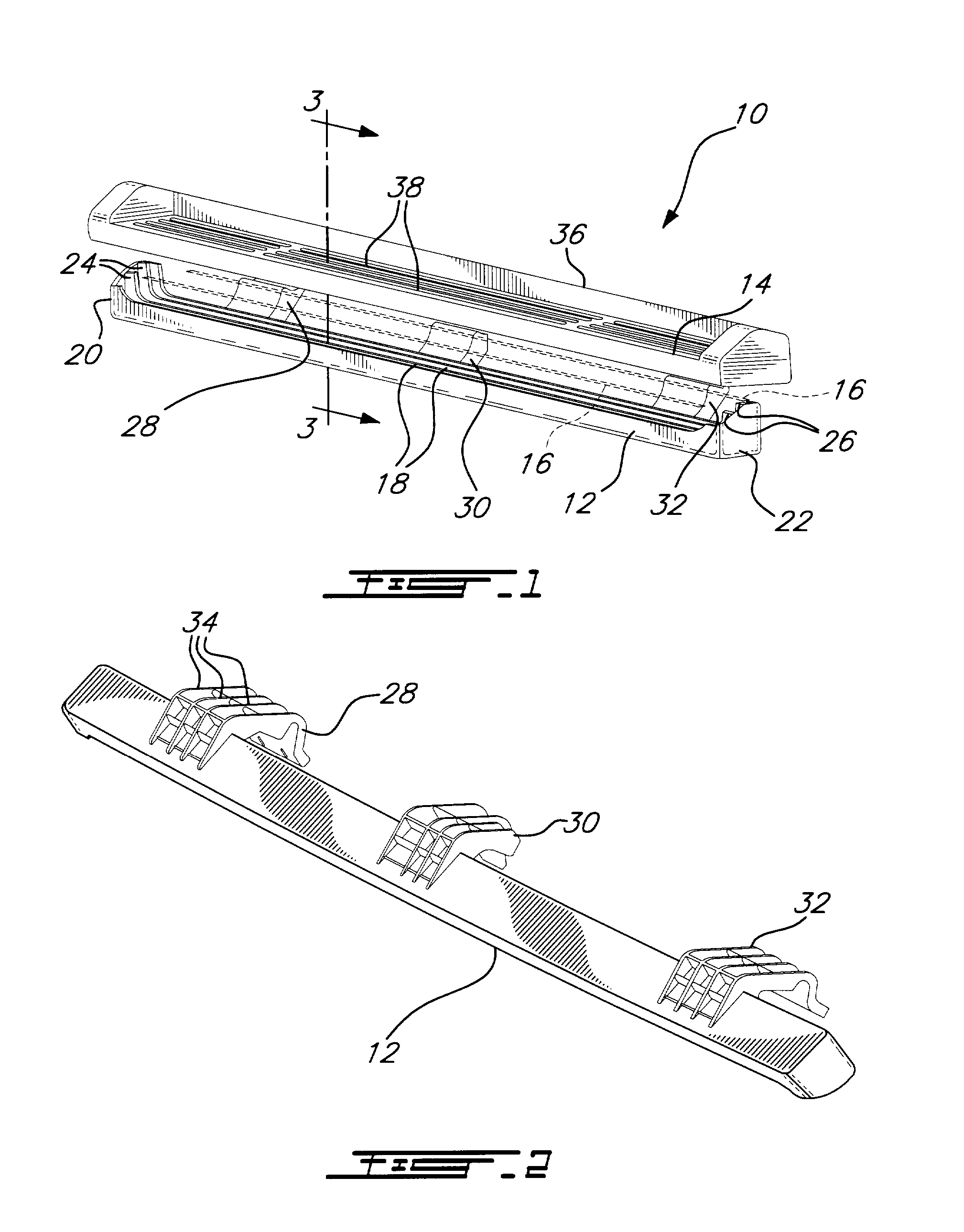 Molded running board