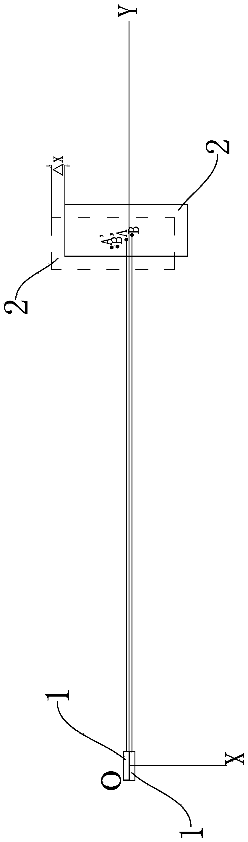 Three-direction displacement measurement method based on laser speckle imaging technology