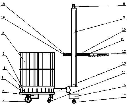 Book return device with circumferential book placement positions