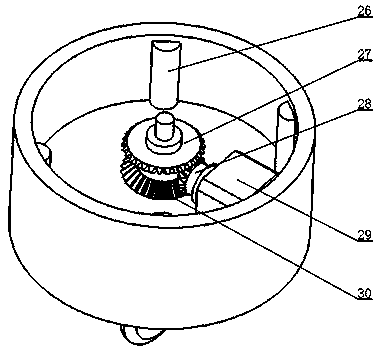 Book return device with circumferential book placement positions