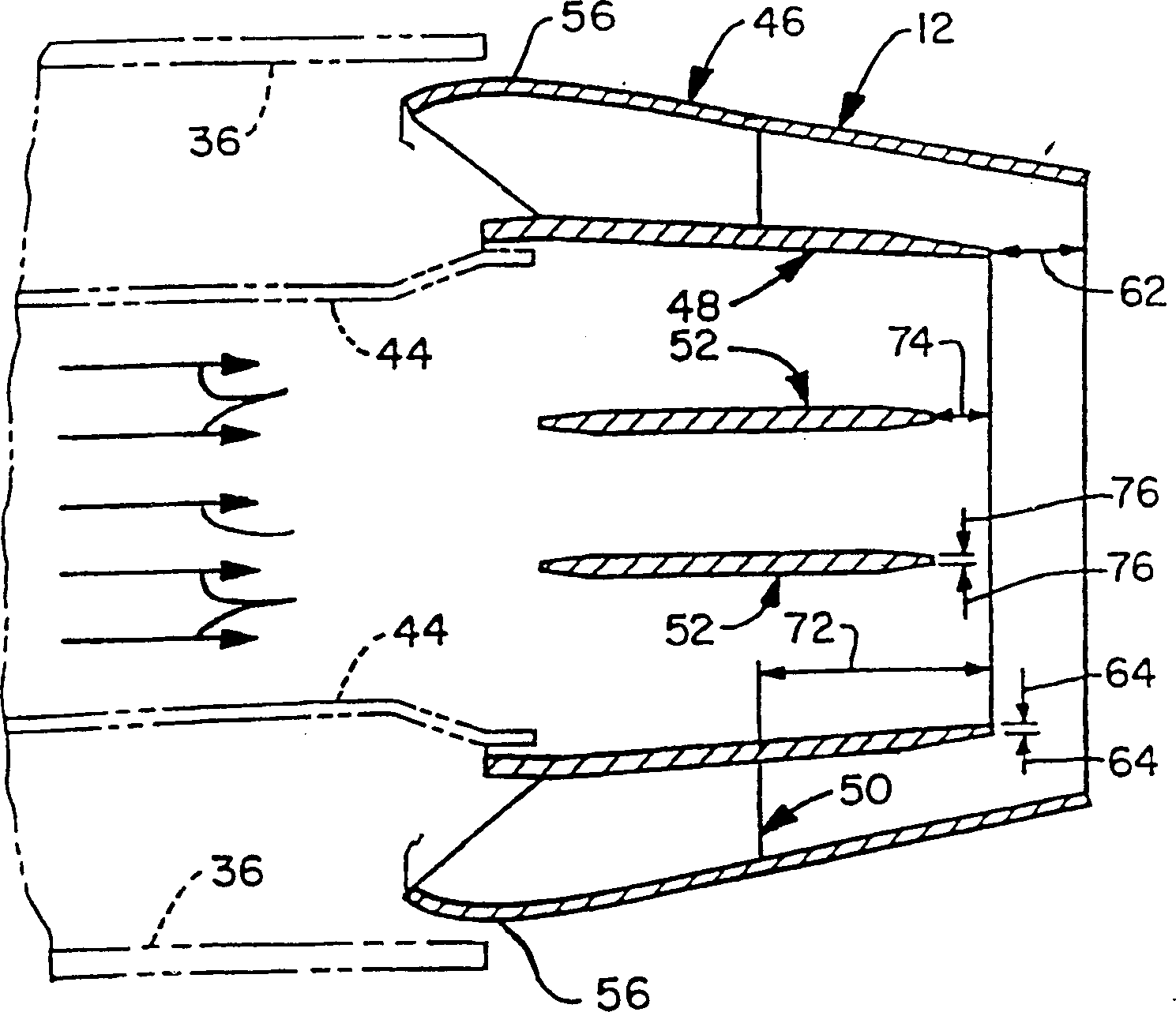 Pulverized solid fuel nozzle tip