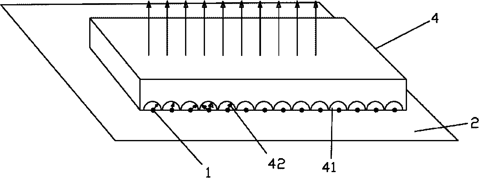 Backlight lighting device and backlight lighting method thereof