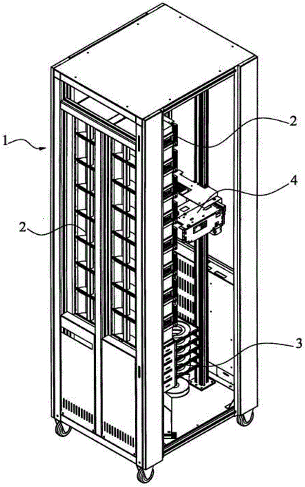 Disc extractor with automatic protective device and disc extracting method