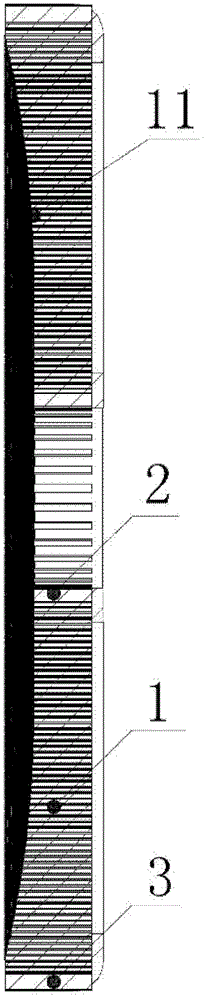 Combined type metal heating body infrared oven plate