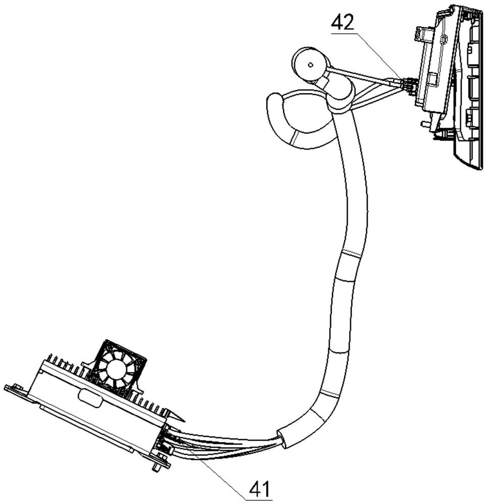 Automobile three-screen intelligent cabin host system