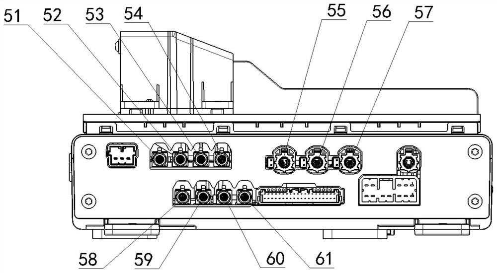 Automobile three-screen intelligent cabin host system