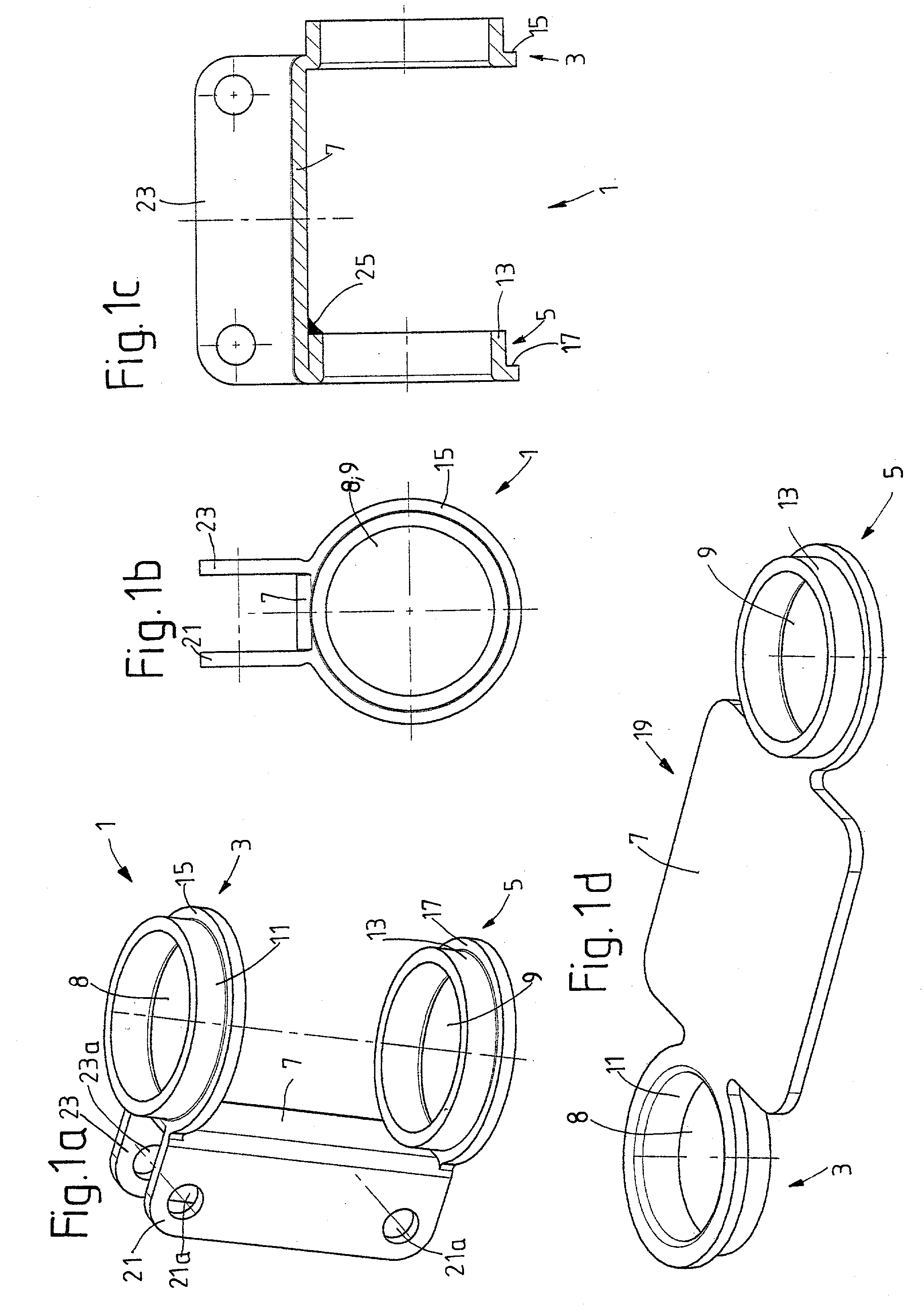 Knuckle bracket for a strut-type shock absorber