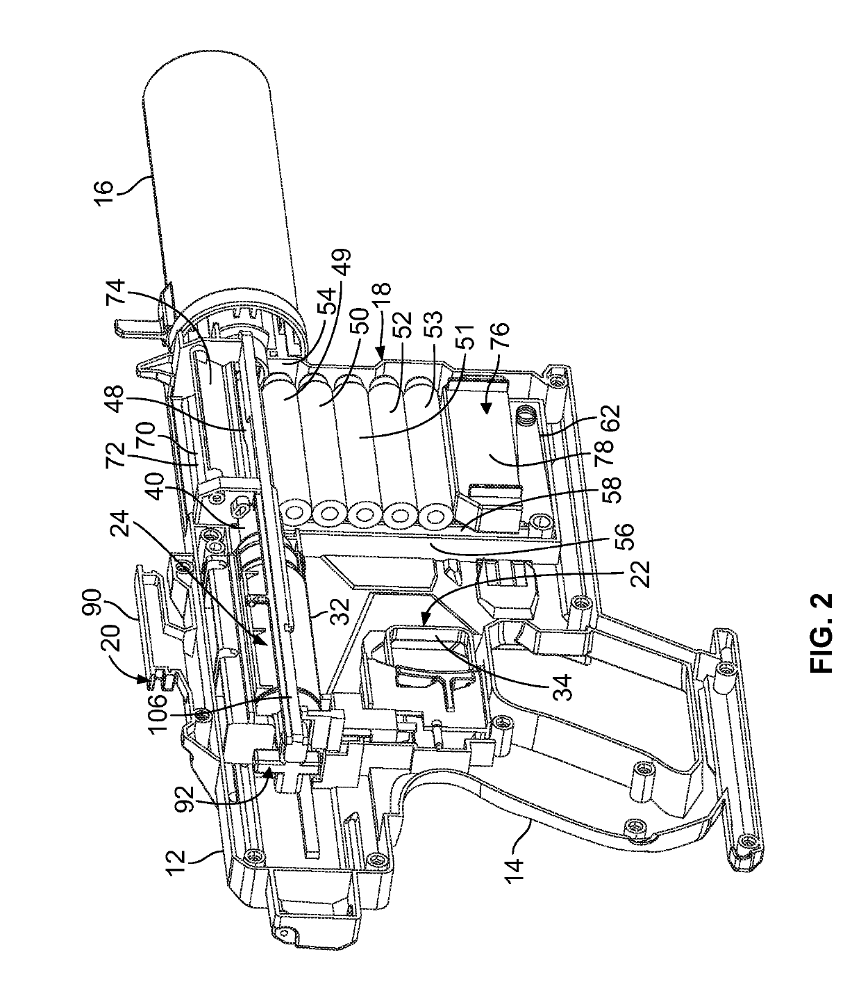 Projectile launcher apparatus with magazine