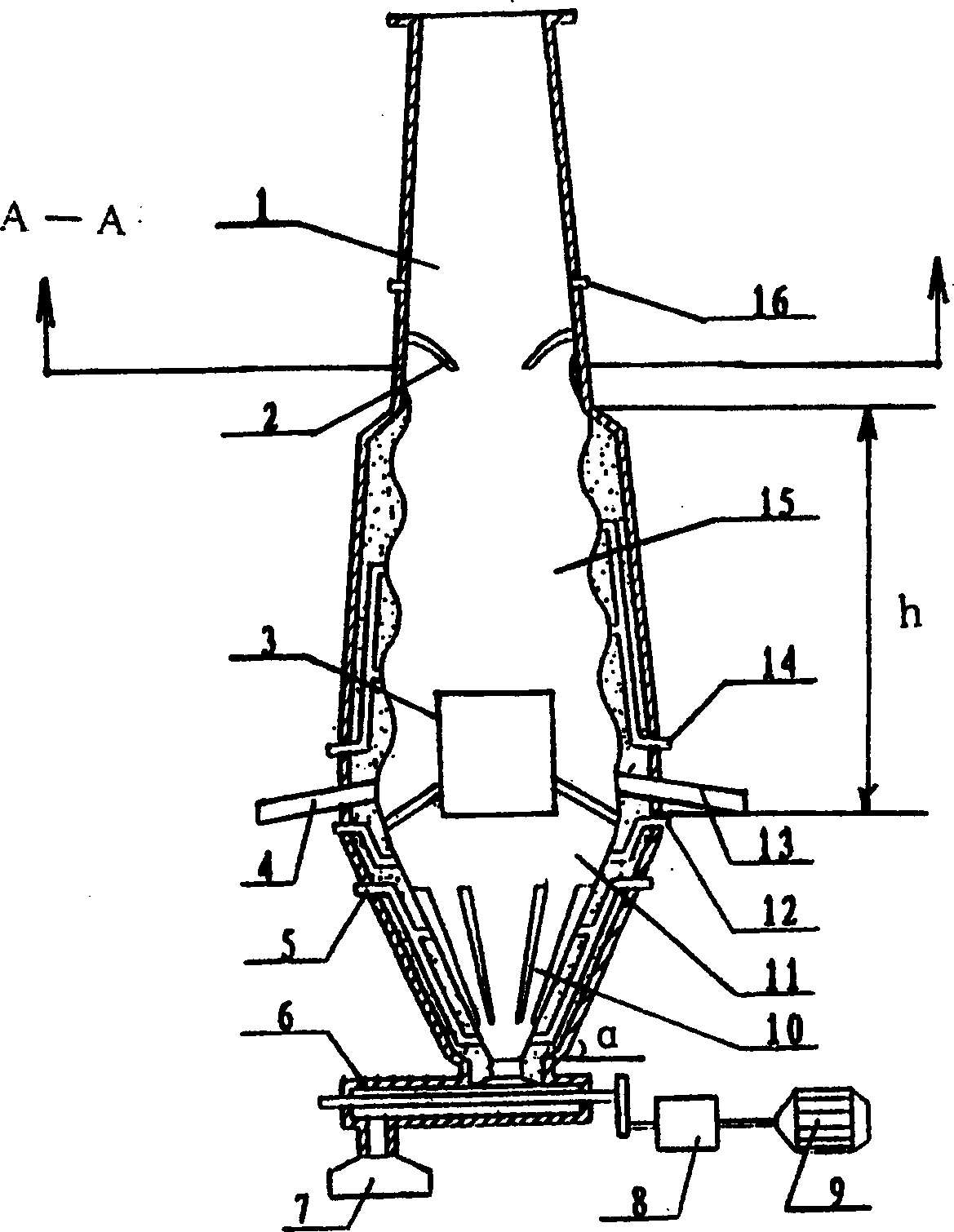 Dust cloud combustion furnace