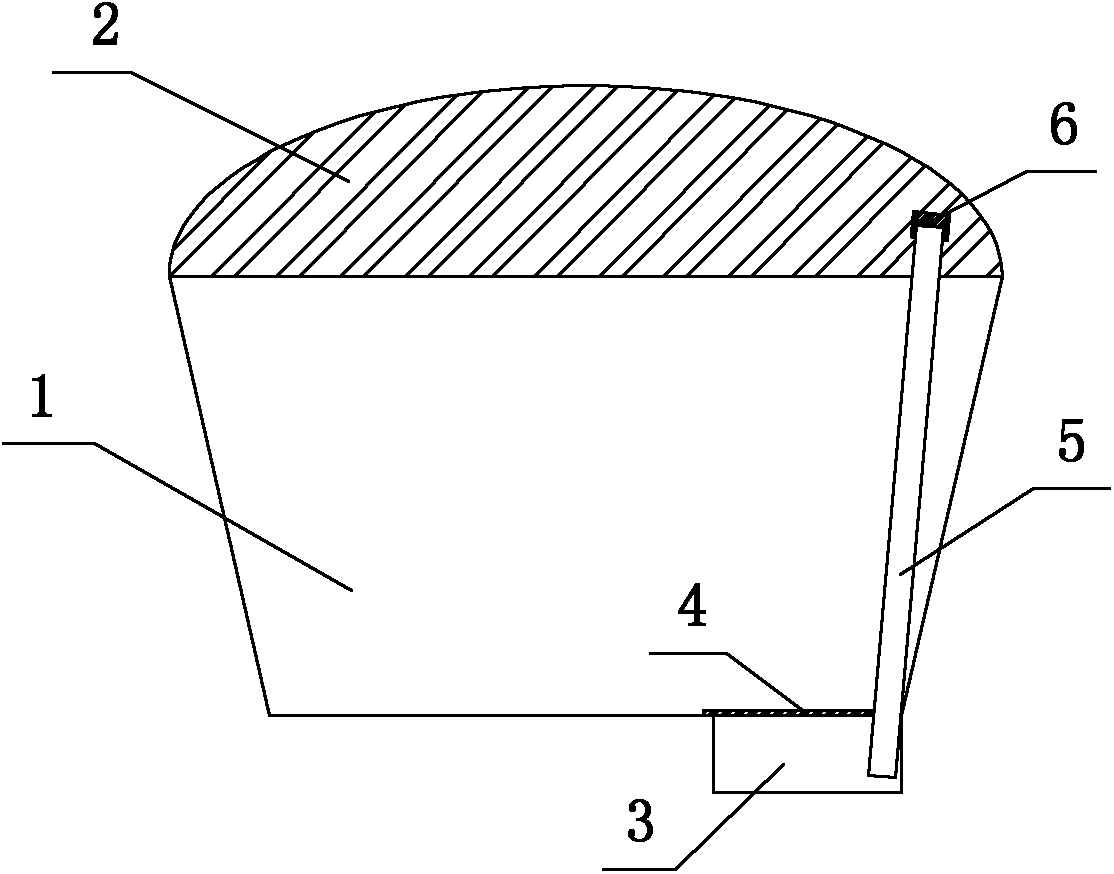 Method for extracting yellow water through dripping cellar