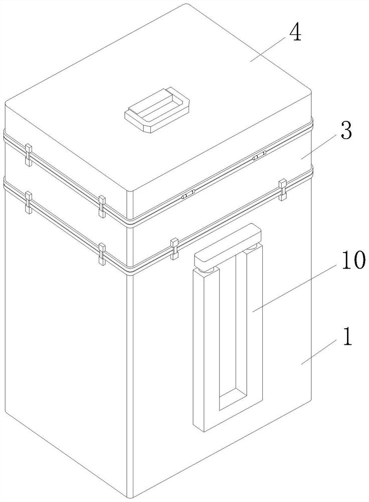 Portable muscular fascia release device for dredging collaterals and preserving health