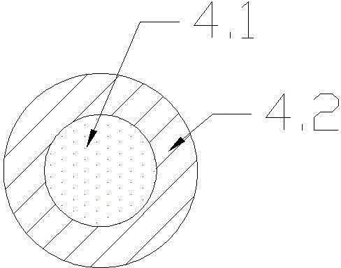 High-strength high-strength wear-resistant brake line