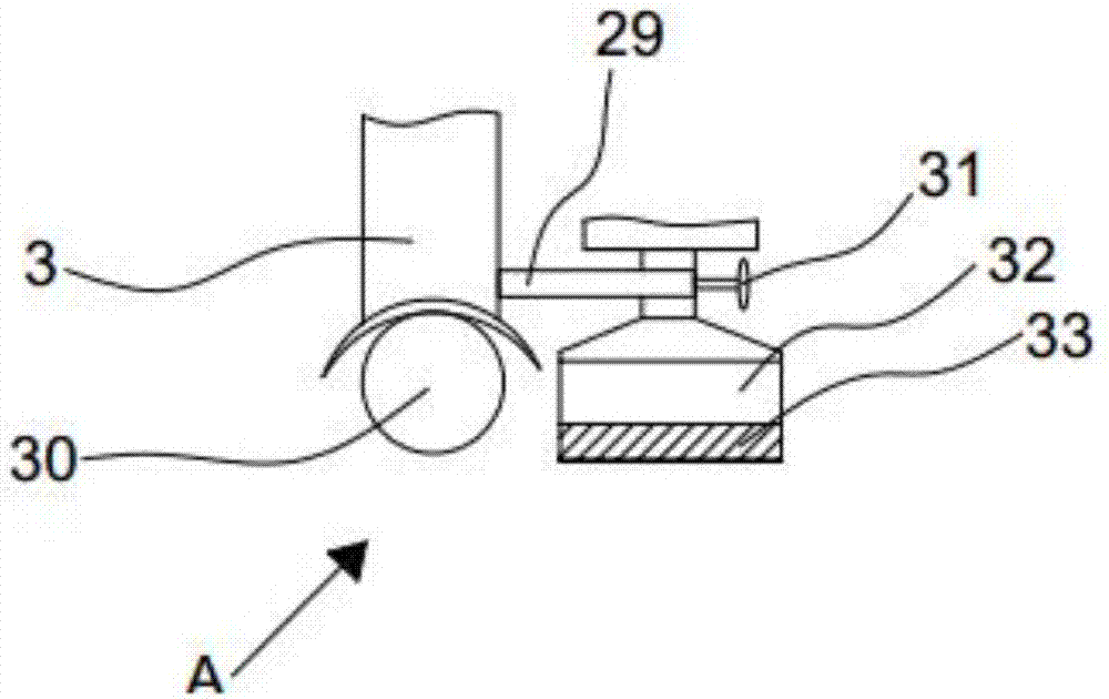 Paralyzed patient nursing bed