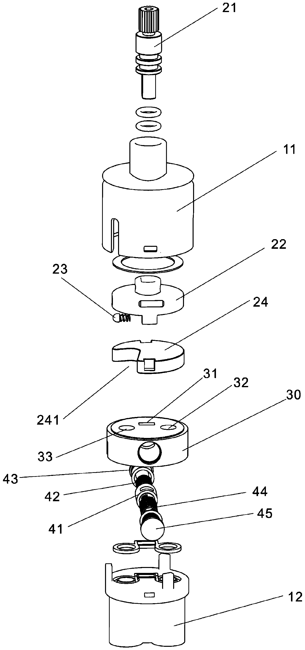 Cold discharge valve element