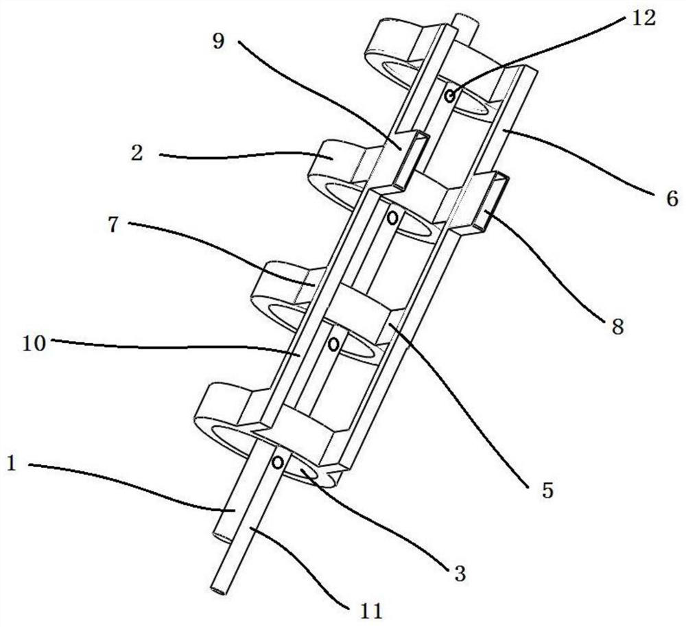 A zeolite runner capable of intensive treatment of exhaust gas