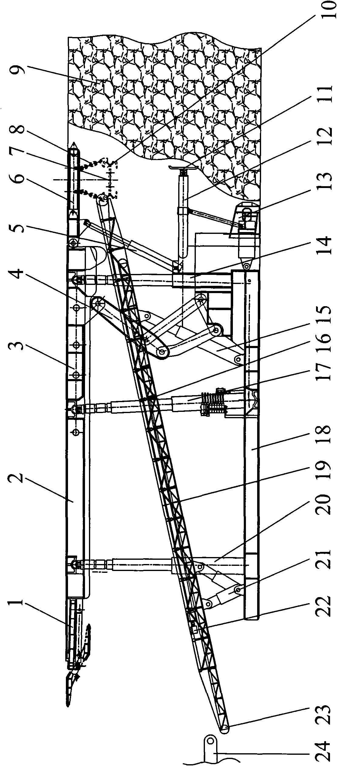 End supporting, filling and transshipping system of coal face