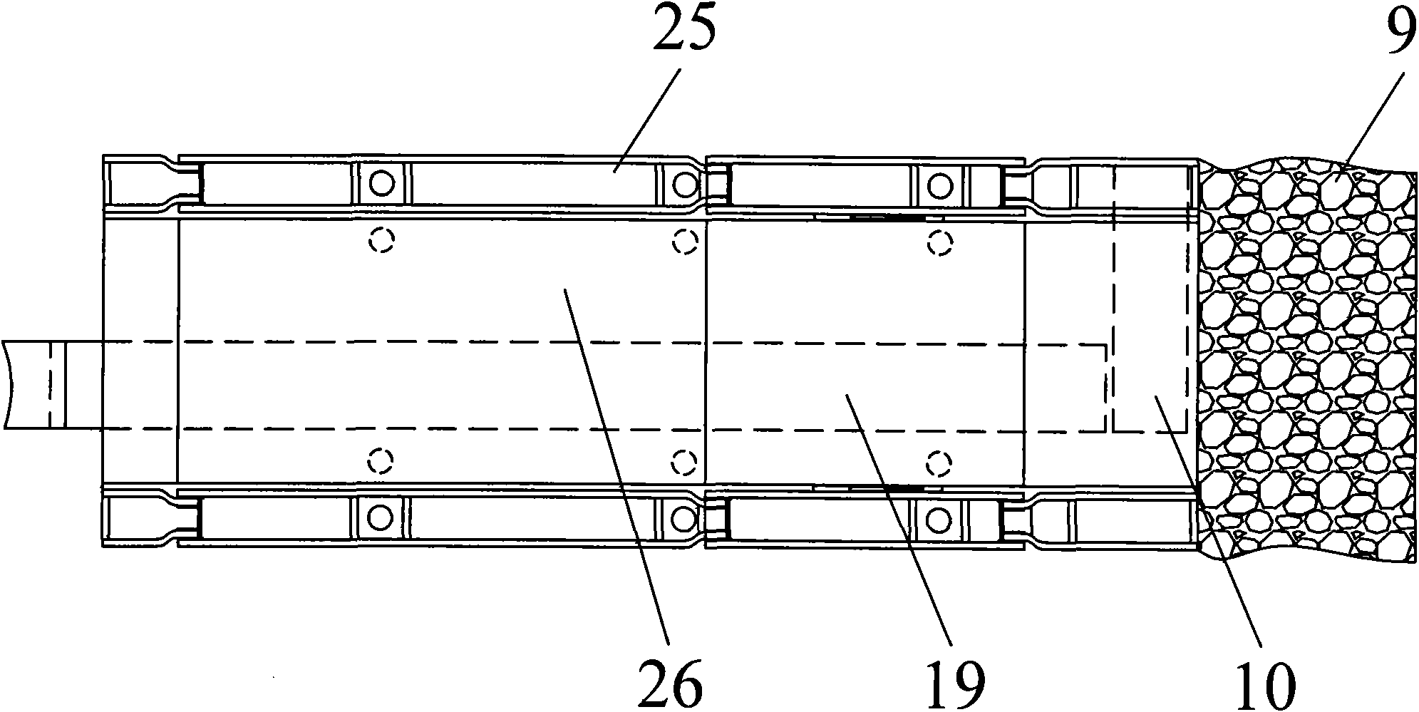 End supporting, filling and transshipping system of coal face