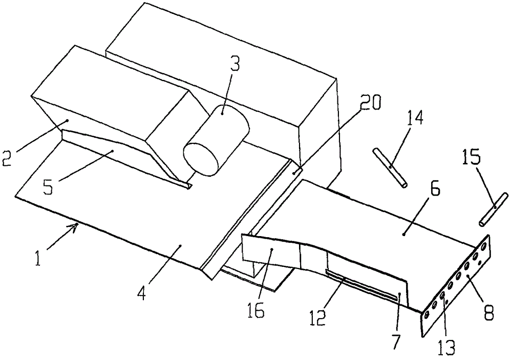 Flexible material conveying and correcting device based on air suspension principle