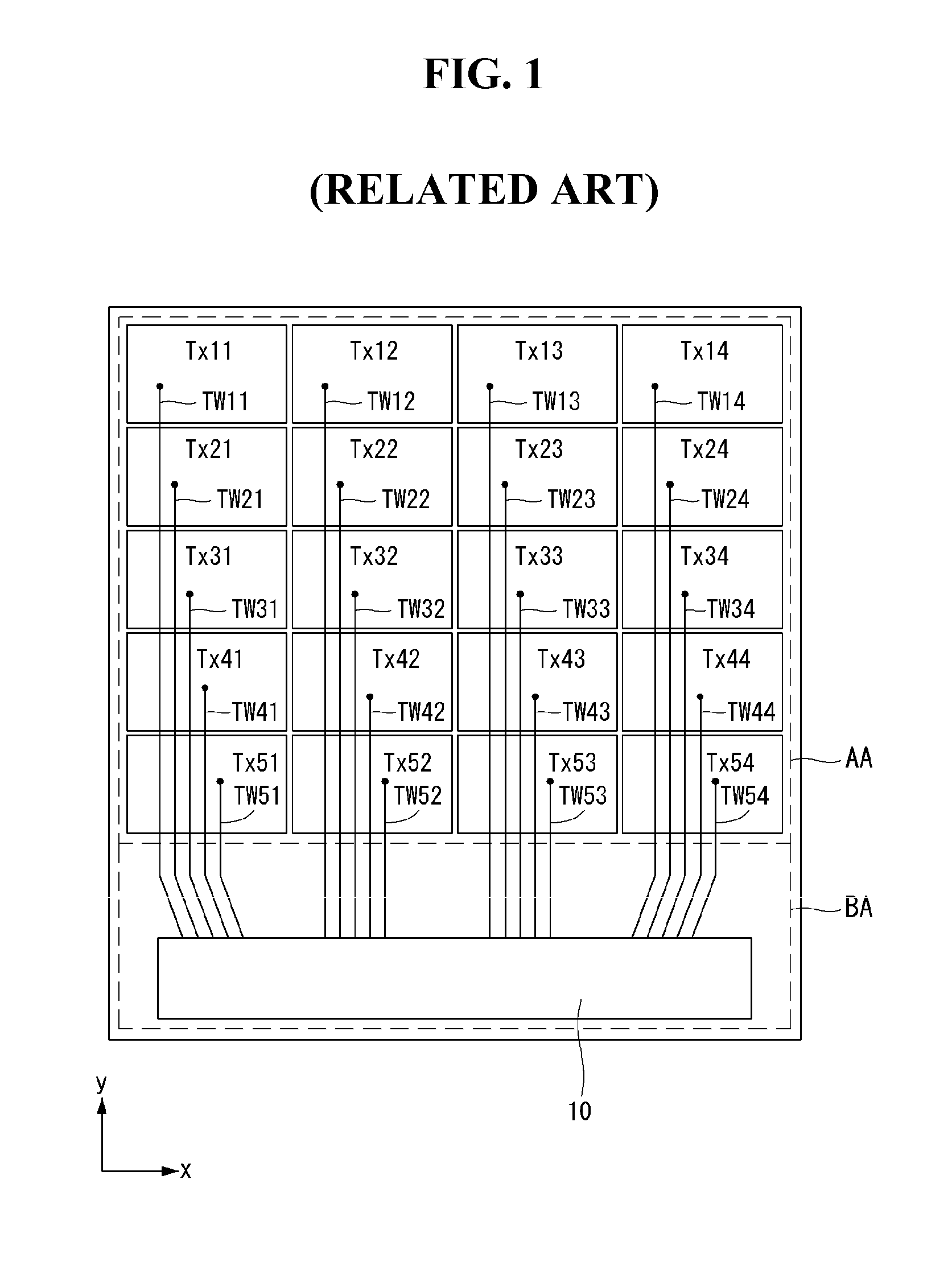 Touch sensor integrated type display device