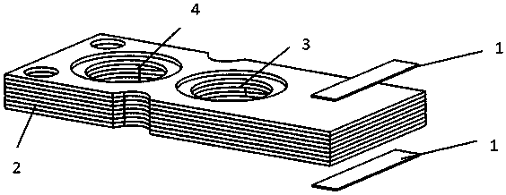 Double-side heat dissipation refrigerator and semiconductor device