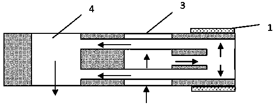 Double-side heat dissipation refrigerator and semiconductor device