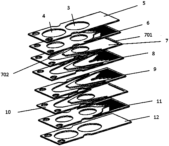 Double-side heat dissipation refrigerator and semiconductor device