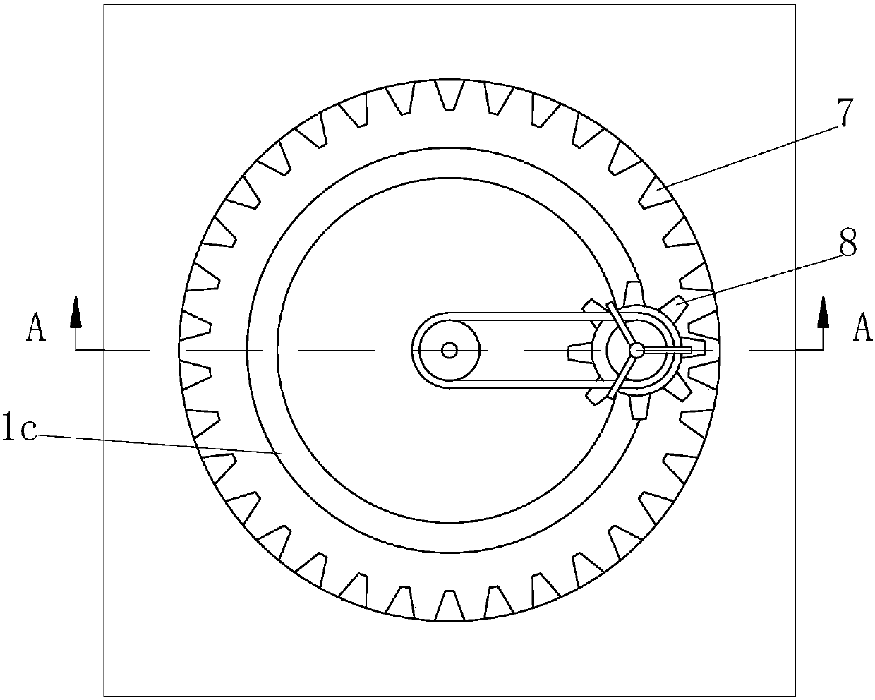 Ring-shaped air-cooling device for conveyor working