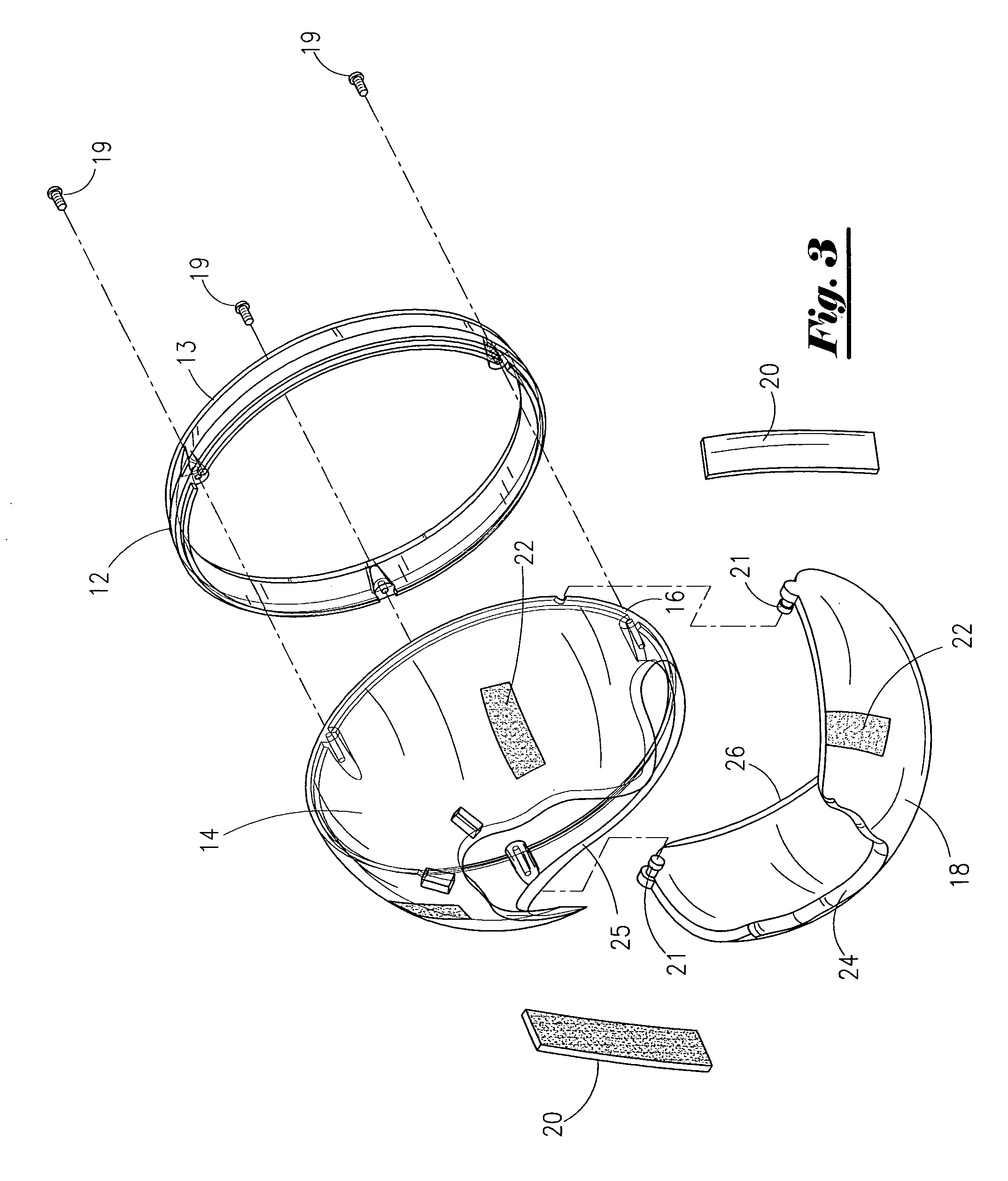 Apparatus and method for partially encapsulating an animal's head