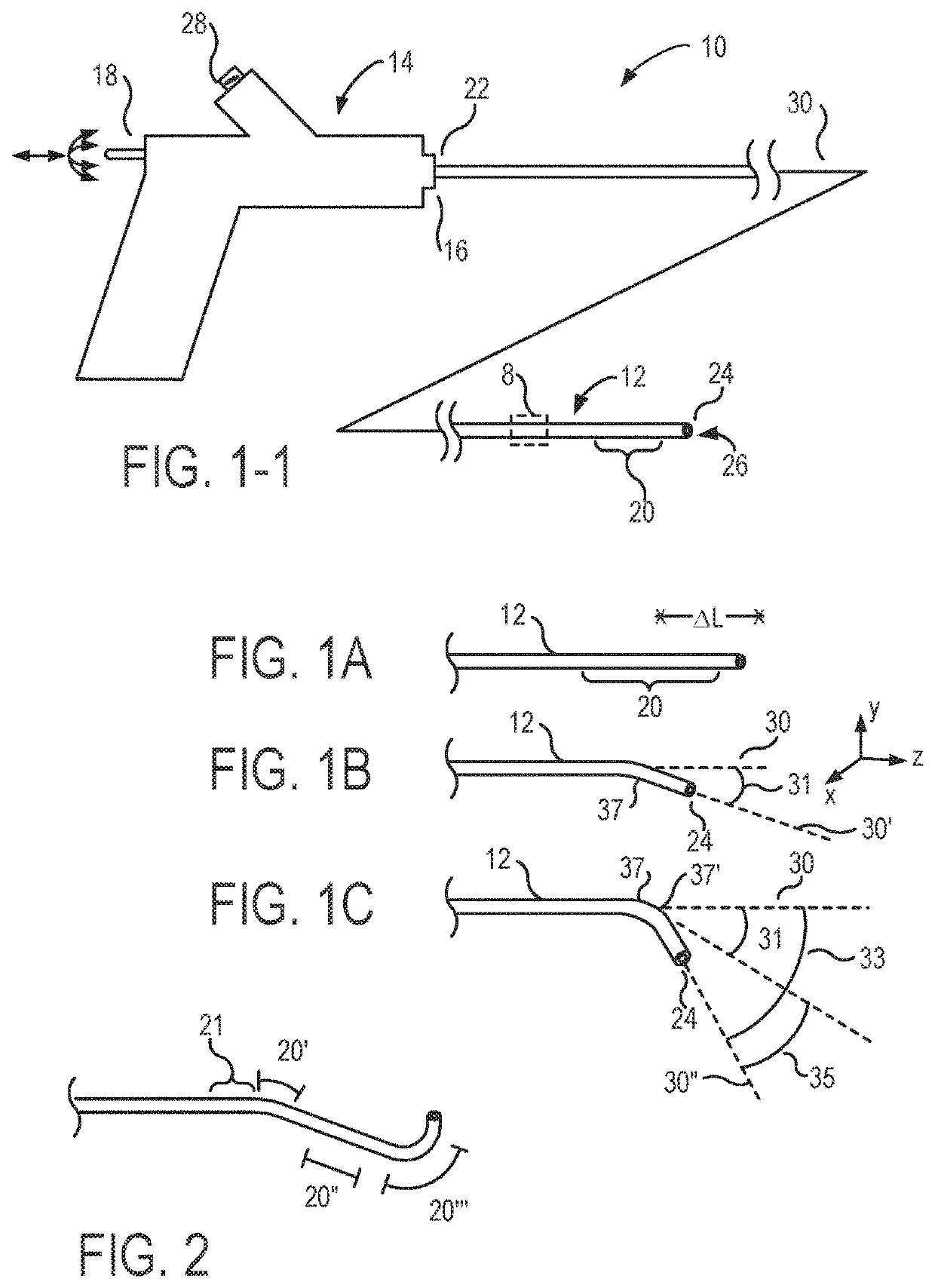 Local contraction of flexible bodies using balloon expansion for extension-contraction catheter articulation and other uses