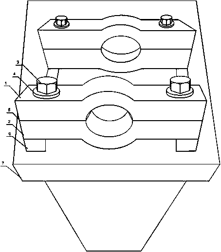 Fixing frame for polishing of compressor spindle